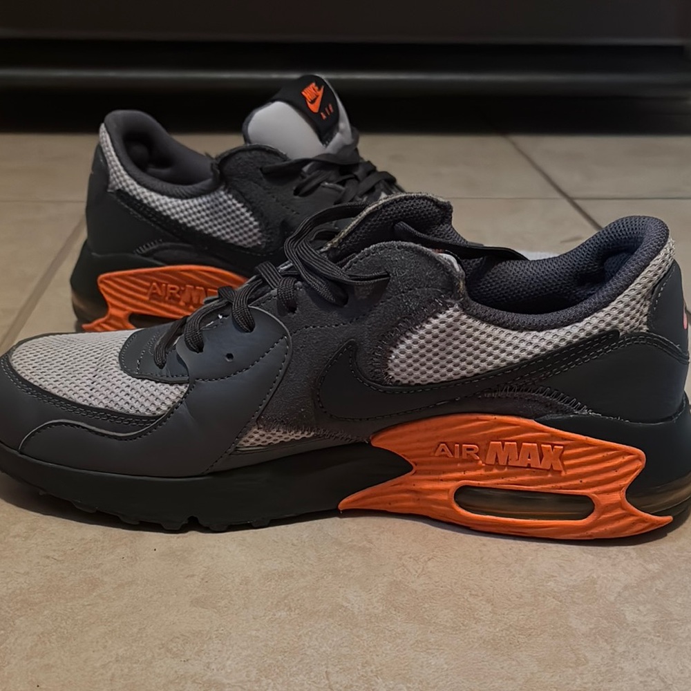 Nike Air Max Men's Shoes - Black and Orange
